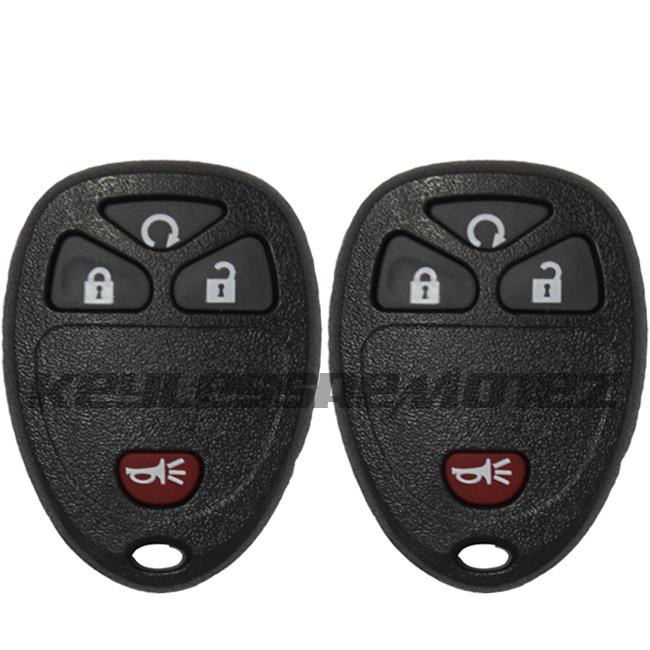  2 new gm 15114374 keyless entry remote key fob clicker pair