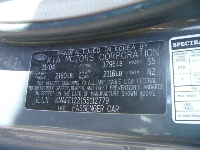 04 05 06 KIA SPECTRA L. TAIL LIGHT SDN, US $99.99, image 3