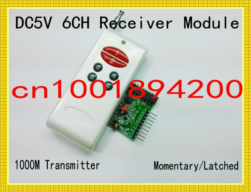 Decoding RF Transmitter Receiver Module1000M 6CH Remote Control System M4 L4 TTL, US $10.00, image 2