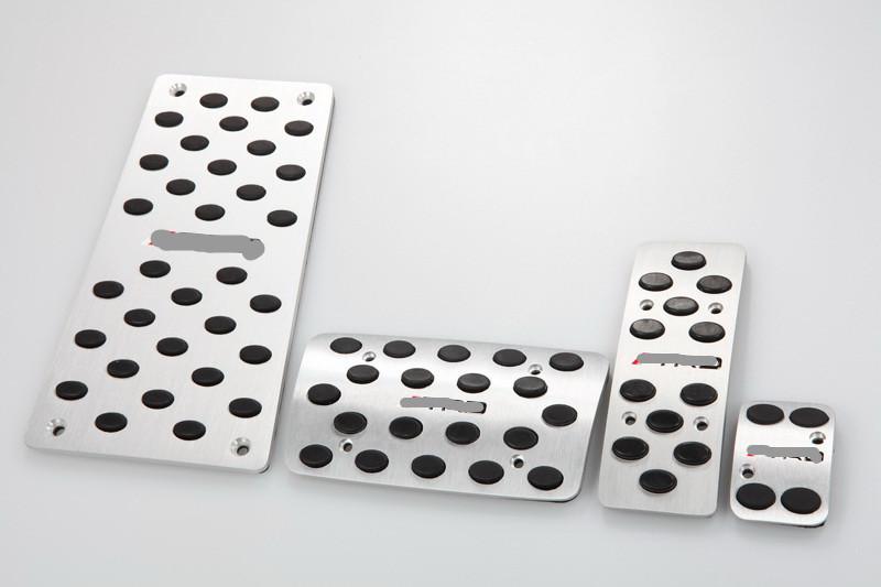 For trd new toyota camry corolla previa at gas pedal pad set aluminum alloy 