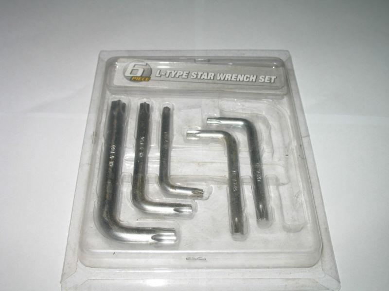 L-type 5 piece star wrench set