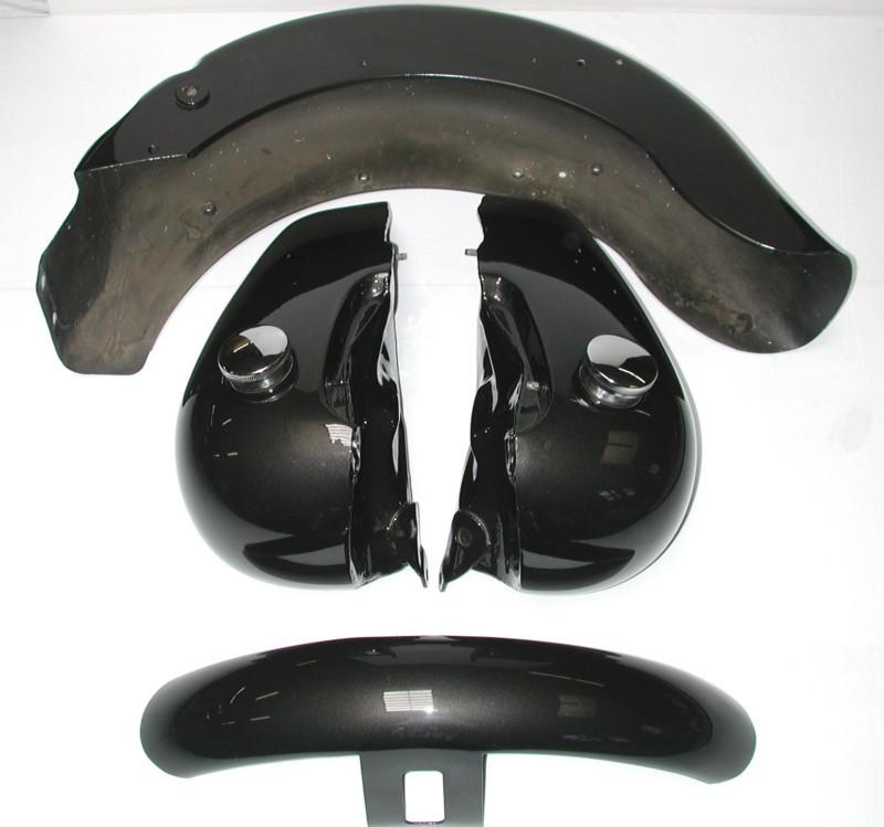 Vintage HARLEY-DAVIDSON Shovelhead Motorcycle Fuel Gas Tank & Fender 1958-1984, US $689.00, image 2