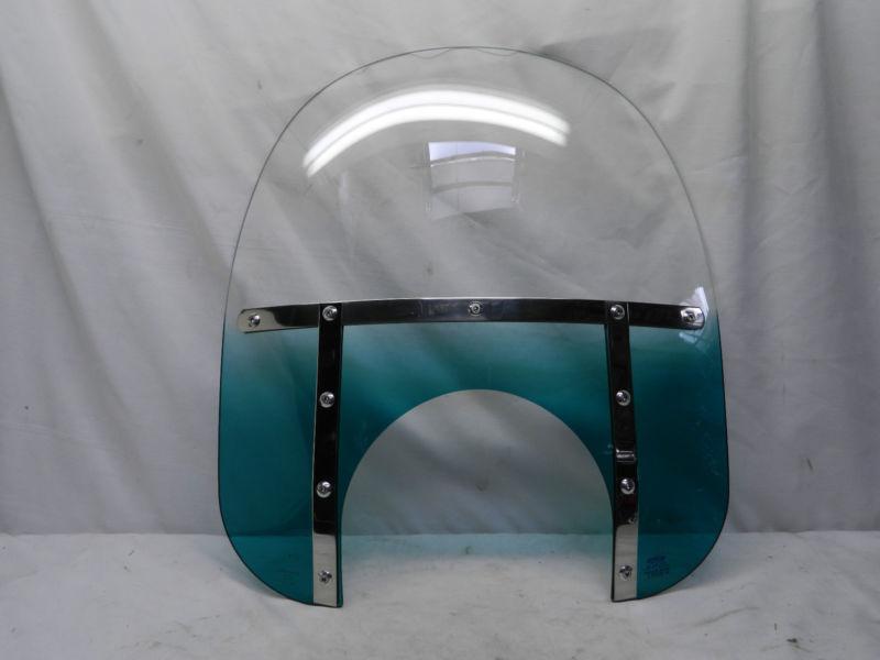 Teal kawasaki vulcan street bike 2000 windshield: memphis shades fats 2312-0012