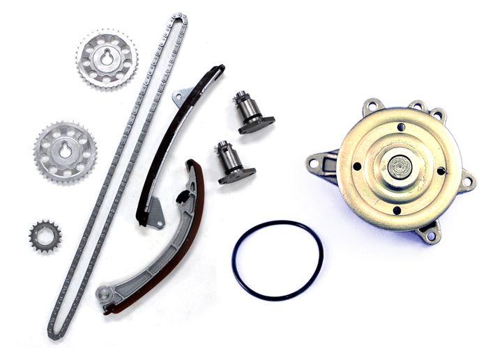 00-05 toyota corolla matrix mr2 1.8 1zzfe water pump timing chain set