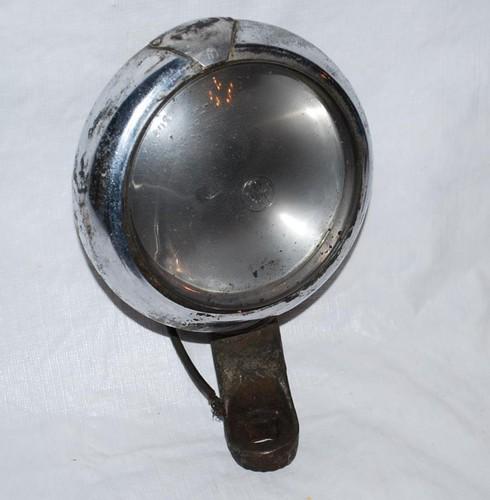 Vintage spotlight light with mounting bracket police fire antique model h1