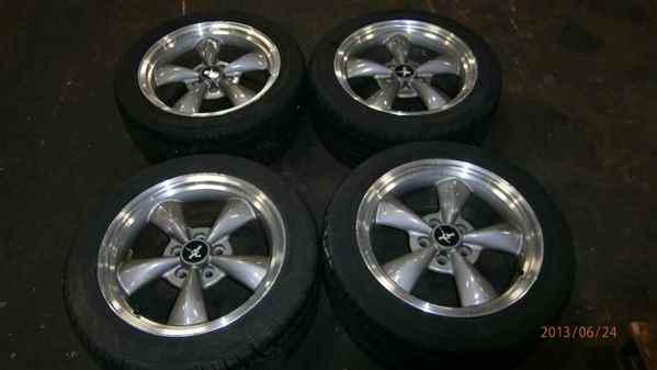 02 03 ford mustang wheel tire set 4 245/45zr17 oem lkq
