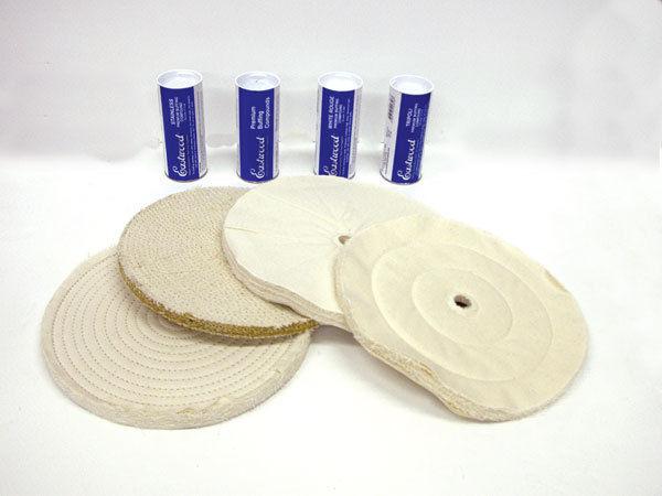 Eastwood buff kit stainless aluminum brass steel 6 inch