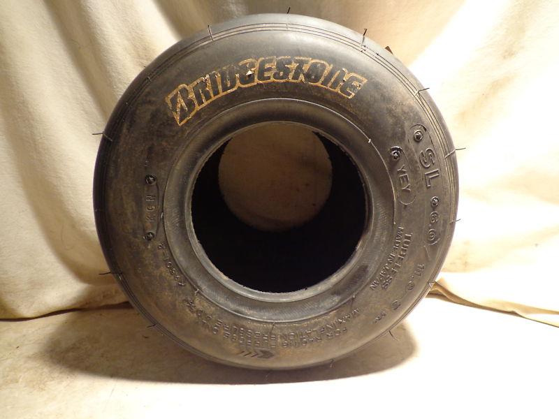 Vintage go kart nos bridgestone 5" diameter tire 60/110-5 sl yey cart part