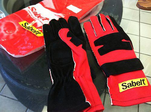 Sabelt racing gloves new size 10