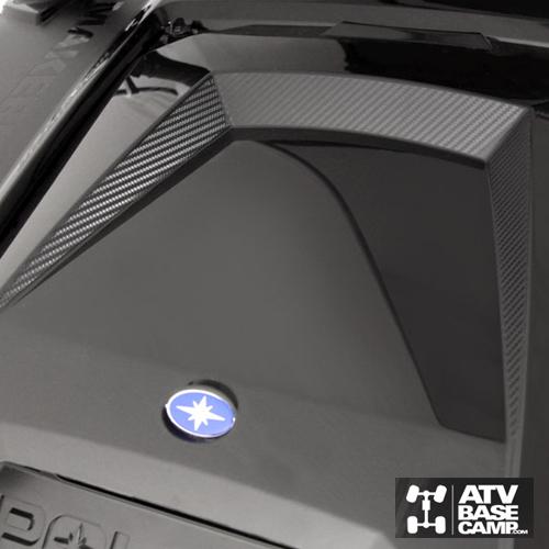 Purchase Polaris RANGER RZR Hood Scoop Overlay Carbon Fiber Vinyl