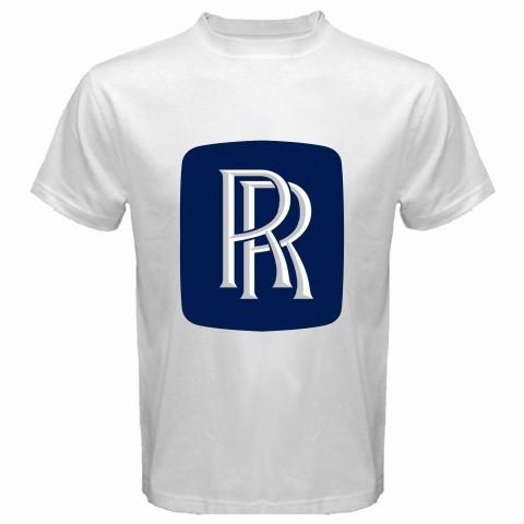 2013 new rolls royce phantom logo tshirt white shirt size xs-2xl