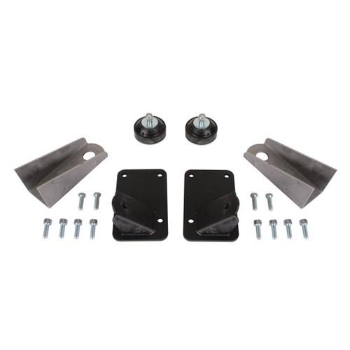 New speedway universal gm ls steel engine mount kit w/ pads/cushion/hardware