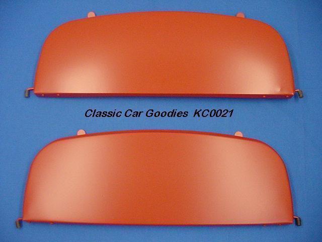 1951-1952 chevy deluxe fender skirts. new metal pair!