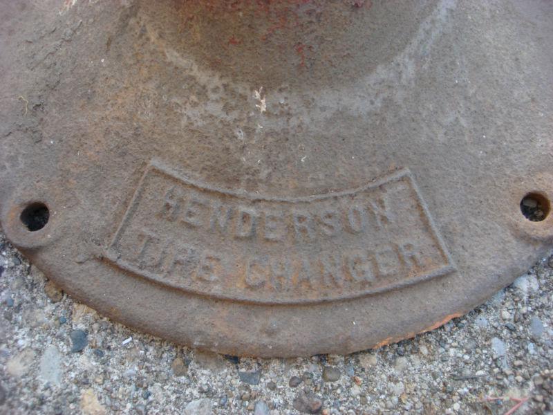 VINTAGE OLD HENDERSON MANUAL TIRE CHANGER **LOCAL PICKUP ONLY CINCINNATI OHIO**, US $100.00, image 4