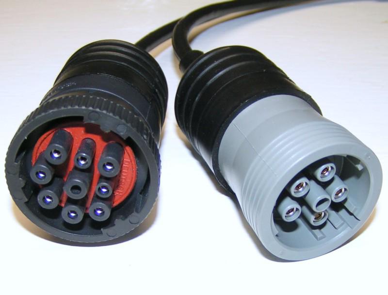 408048 6 & 9 pin deutsch y adapter j1939 / j1708 truck cable nexiq