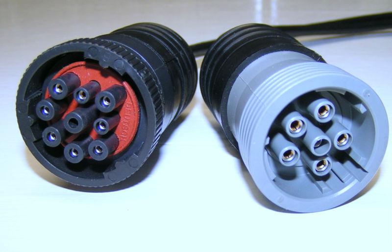 408048 6 & 9 Pin Deutsch Y Adapter J1939 / J1708 Truck Cable Nexiq, US $89.99, image 5