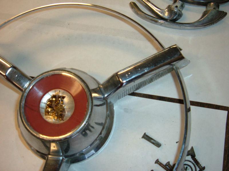 1954 Plymouth Belvedere Horn Ring Door Handles Exterior and Interior Bezels Misc, US $75.00, image 8