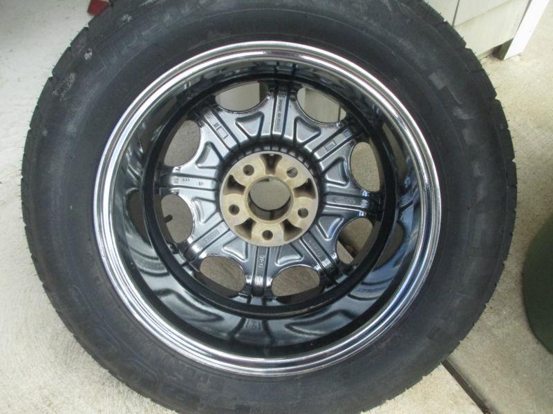 MERCEDES WHEEL CHROME 16 INCH WITH NEW PERILLI TIRE , US $150.00, image 2
