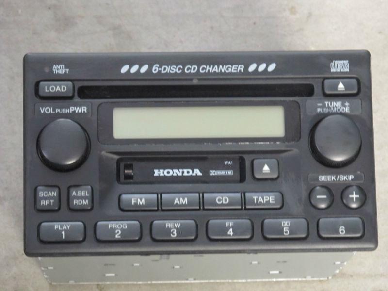 Purchase 9802 Honda Accord Odyssey Radio 6 CD Changer, Radio, Cassette
