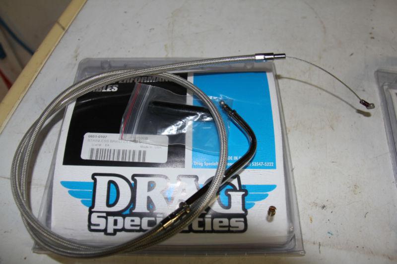 Purchase Harley Davidson Softail Dyna Sportster Throttle and Idle Cable