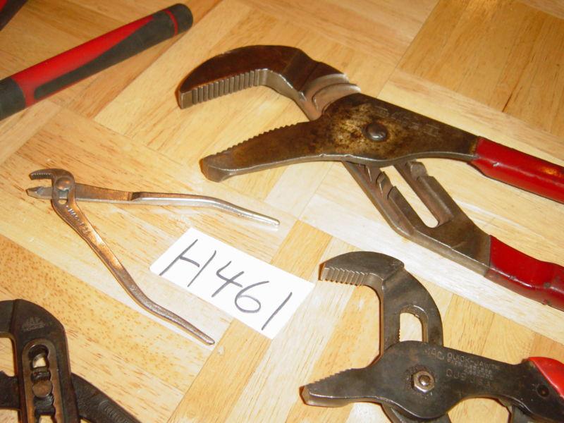 MAC TOOLS 5 PIECE ASSORTED ADJUSTABLE JAW,QUICK JAW, SPARK PLUG PULLER PLIERS, US $102.99, image 2