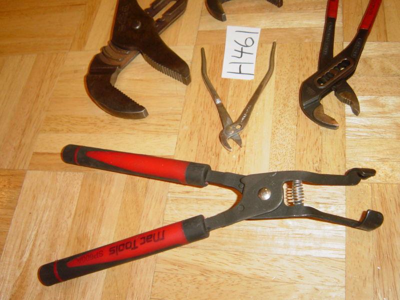 MAC TOOLS 5 PIECE ASSORTED ADJUSTABLE JAW,QUICK JAW, SPARK PLUG PULLER PLIERS, US $102.99, image 8