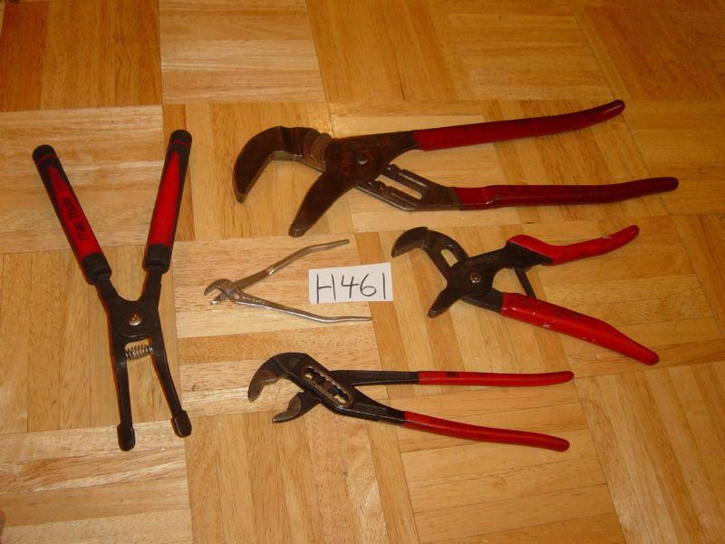 MAC TOOLS 5 PIECE ASSORTED ADJUSTABLE JAW,QUICK JAW, SPARK PLUG PULLER PLIERS, US $102.99, image 11