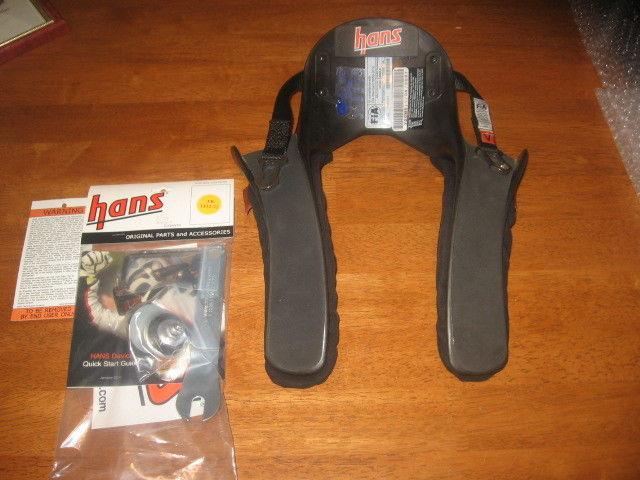      ''  hans'' device sport 2 head & neck restraint system,sfi 38.1 certified