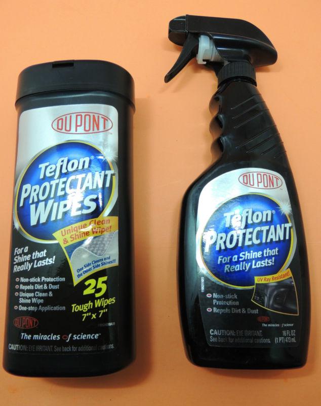 Purchase NEW 16 oz Dupont Teflon Protectant & 25 ea 7" x 7' Teflon