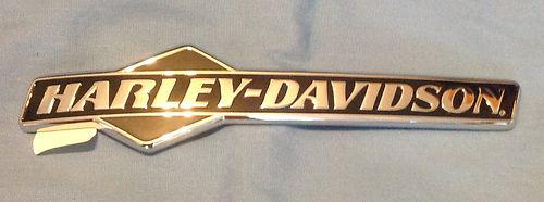 Harley davidson oem chrome fuel tank emblems