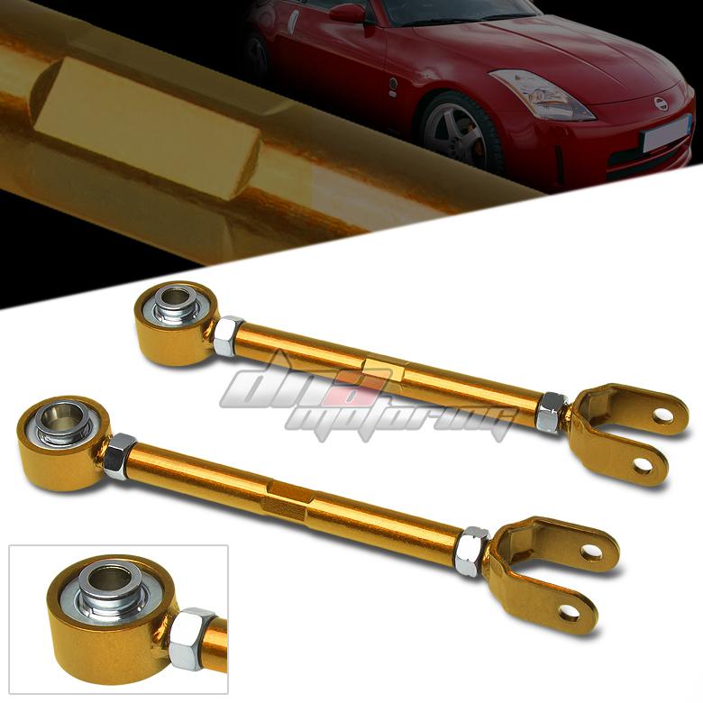 03-07 350z z33/g35 v35 gold adjustable rear traction control rod/suspension arm