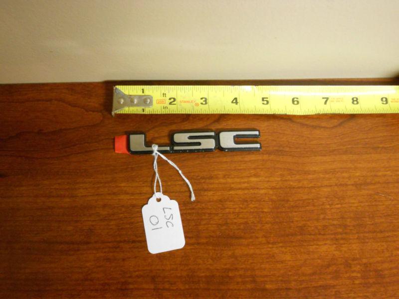 Lincoln lsc emblem, badge, ford, new adhesive backing, art or restore, vintage