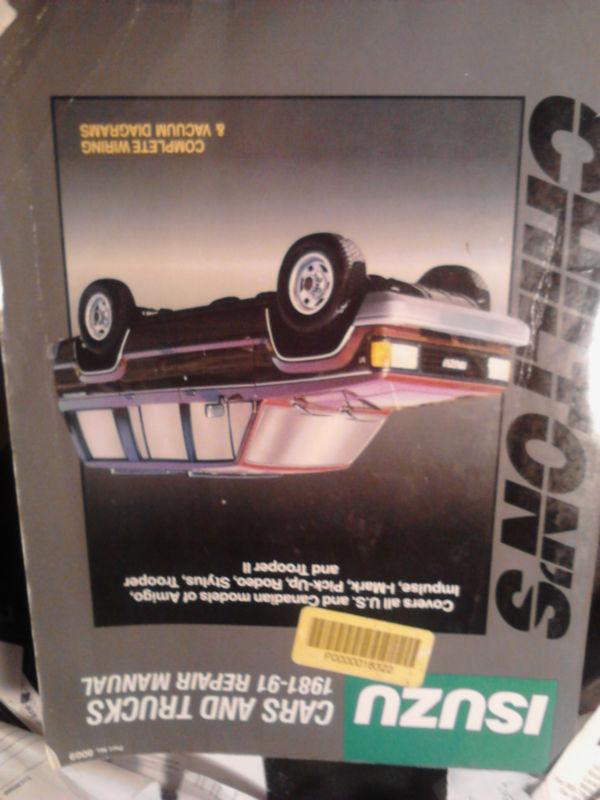 Chiltons 8069 isuzu repair manual 1981-91