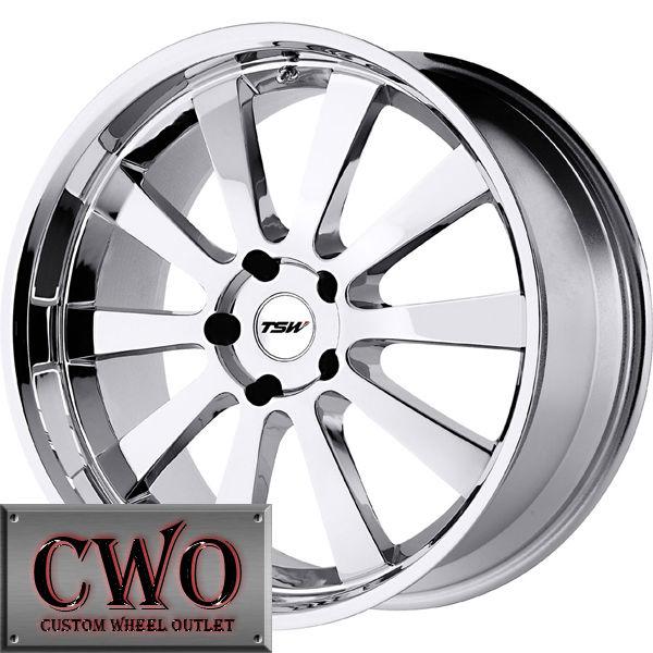 18 chrome tsw londrina wheels rims 5x114.3 5 lug altima maxima eclipse camry g35
