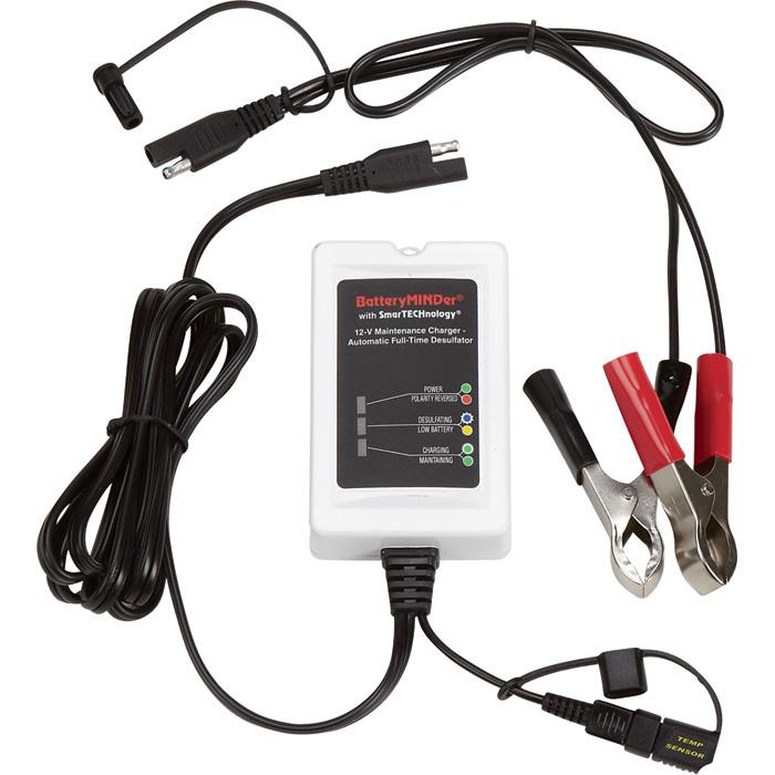 Batteryminder charger/maintainer/desulfator system- model# 1500