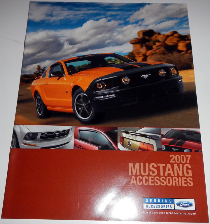 Purchase 2007 FORD MUSTANG ACCESSORIES BROCHURE in Clawson, Michigan