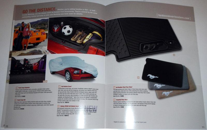 Purchase 2007 FORD MUSTANG ACCESSORIES BROCHURE in Clawson, Michigan