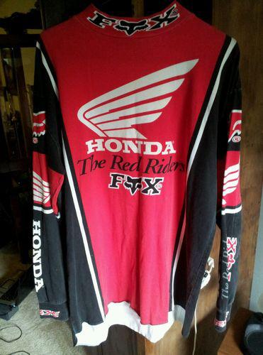 Honda vintage fox  racing jersey size xl
