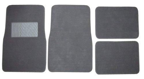 Solid Grey Superior Faux Leather Seat Covers w/ Charcoal Floor Mats & More #1, US $51.40, image 6