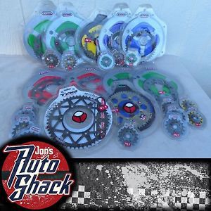 Lot of 40 tag metals sprockets for honda kawasaki suzuki yamaha motorcycle parts