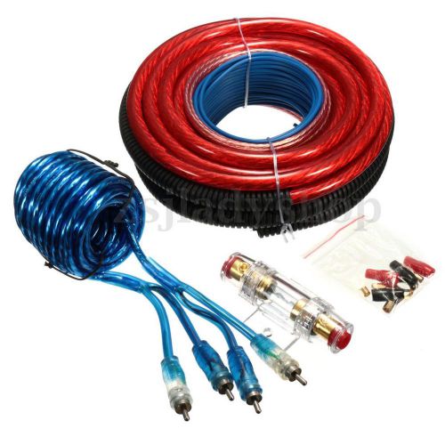 4 gauge 2800w power wire wring connector car complete amplifier installation kit