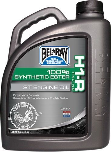 Bel-ray 4 liter h1-r racing 100% synthetic ester 2t engine oil 99280-b4lw