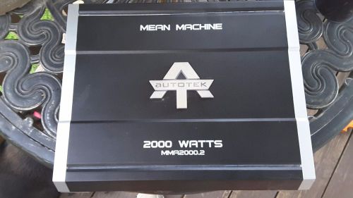 Autotek mean machine 2000 watts amplifier