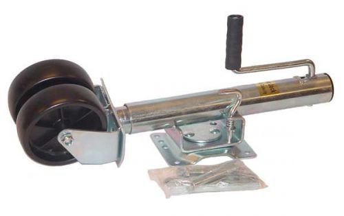 2 wheels heavy duty 1500lb trailer jack easy mount new