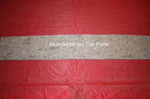 Markets best 1971-1974 roadrunner charger  package tray insulation 71 72 73 74