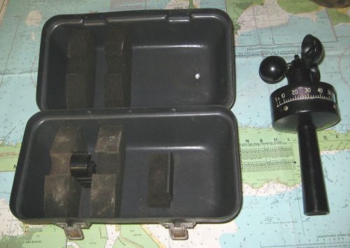 Vintage handheld anemometer made by munro ltd london nii in carry case