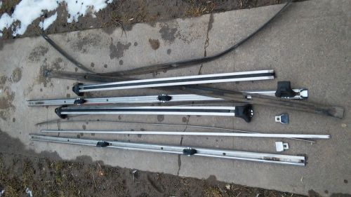 1983-1987 amc eagle station wagon  roof rack trim strips set chrome nice