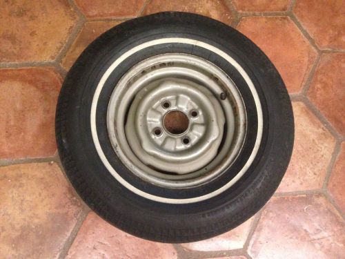 Original 1962 chevy ii nova chevrolet spare tire w/ wheel 62
