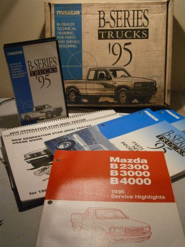 Mazda 1995 b series trucks dealer manuals factory training parts package kit