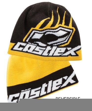 Castle x racewear beanie hat flip-it yellow